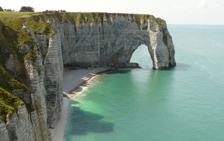 Normandy cliffs of Etretat