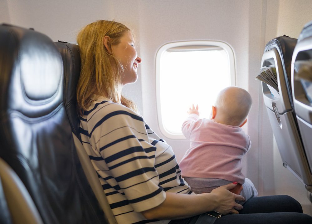traveling with a baby by plane